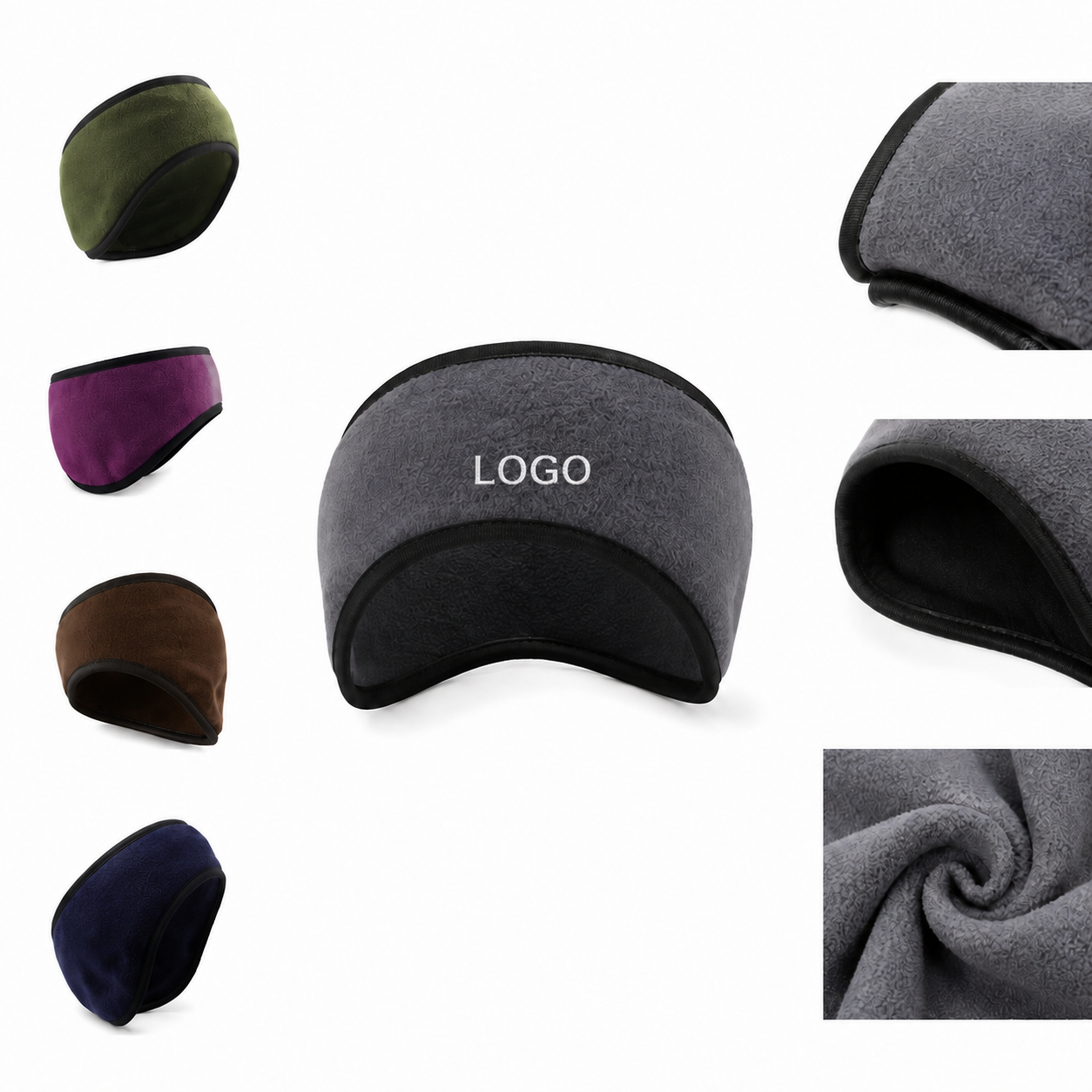 Premium Fleece Contour Ear Warmer Headband