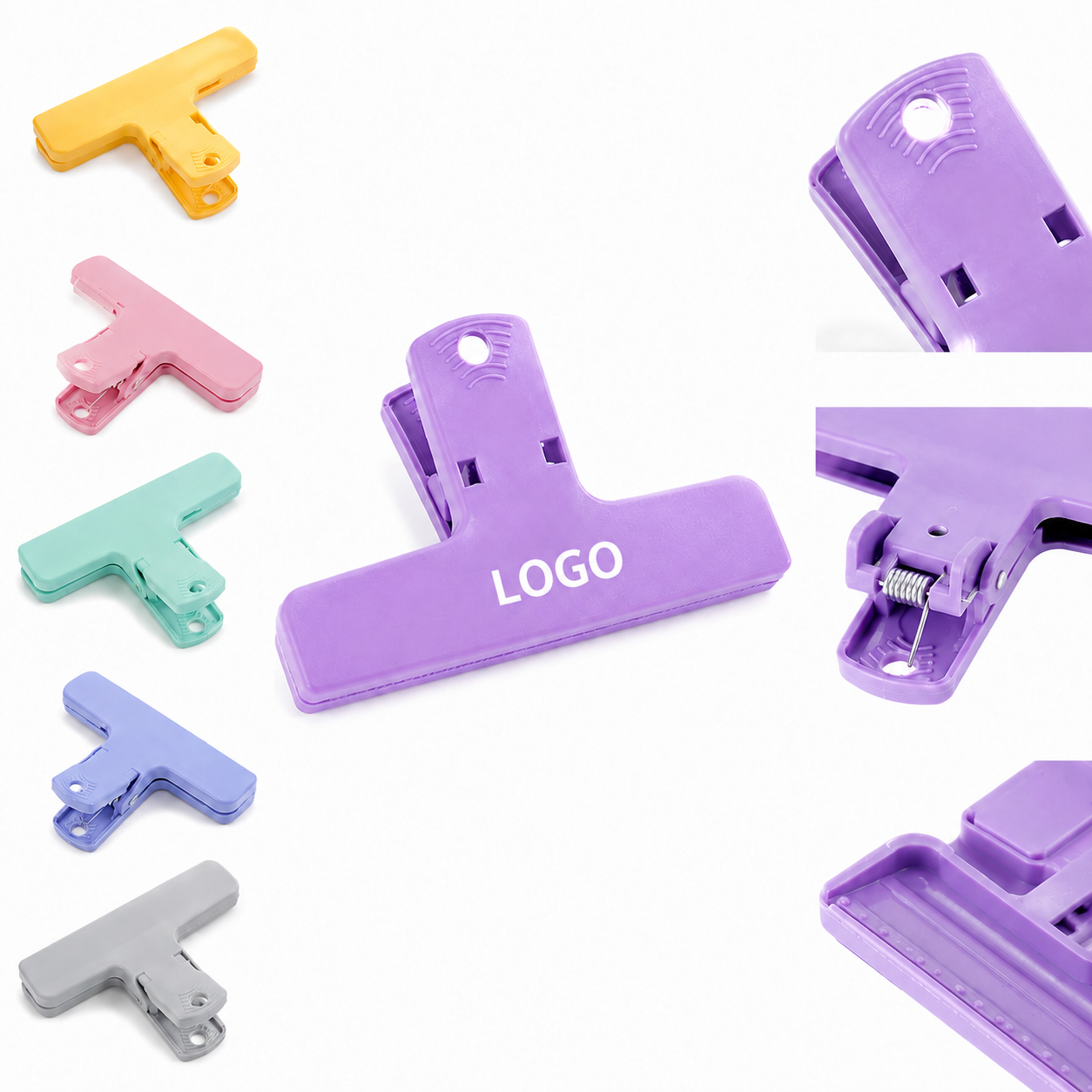 T-Shaped Magnetic Utility Seal Clip with Large Branding Area