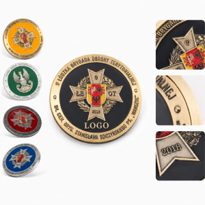 Premium Die-Cast Zinc Alloy Challenge Coin with Dual-Sided Detailed Finish