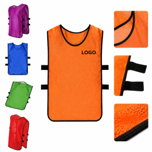 Breathable 160GSM Birdseye Mesh Athletic Training Bibs for Sports Teams