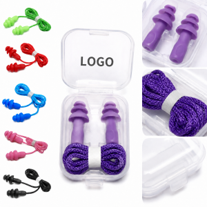 Dual-Set Corded Reusable Earplugs with Compact Carrying Case