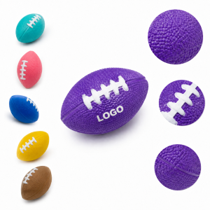 Sport-Themed Polyurethane Foam Football Stress Reliever