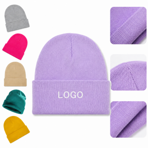 Essential Cuffed Knit Beanie - Solid Color Winter Hat